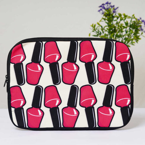 Nail Paint Printed Laptop Sleeve/Cover 13 inch